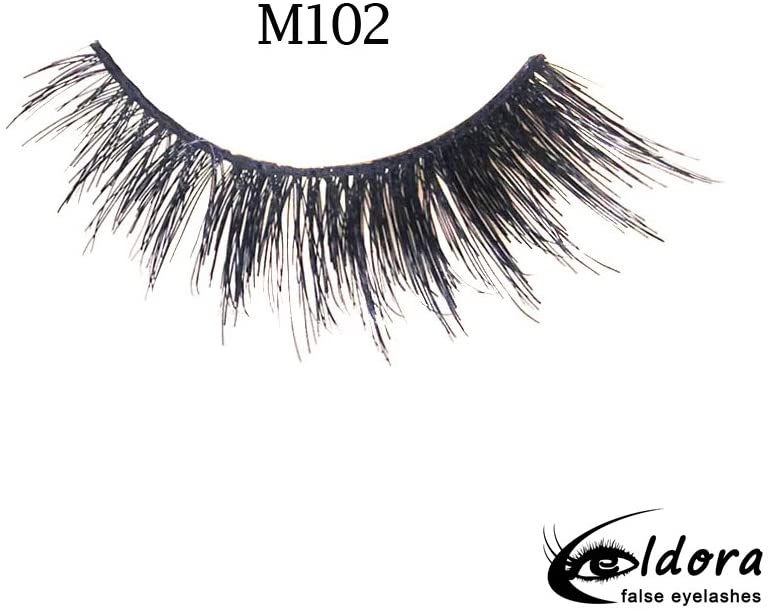 Eldora M102 False Eyelashes Multi-Layered, Multicolour