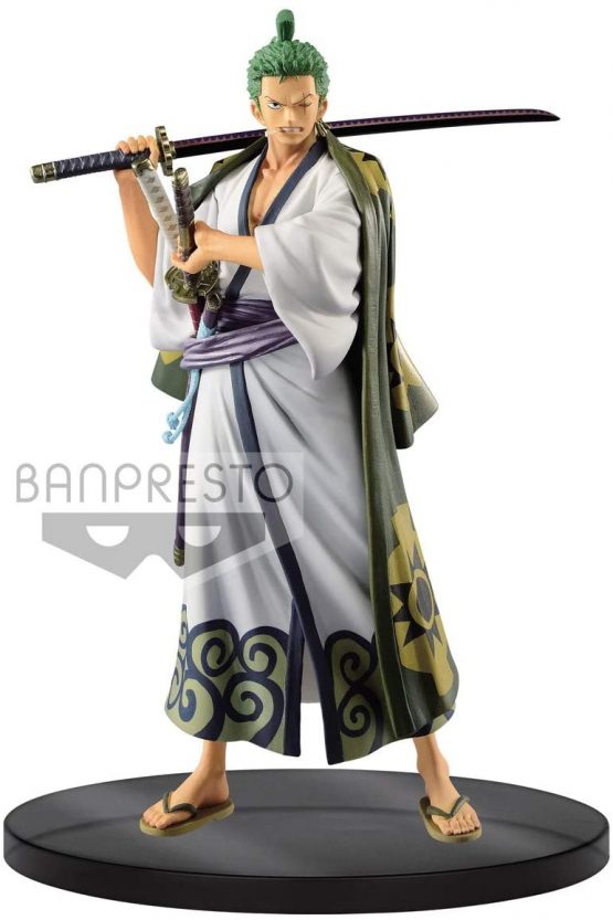 Banpresto BP39846 ONE PIECE Zoro Wano Kuni Figurine, Multi-Coloured