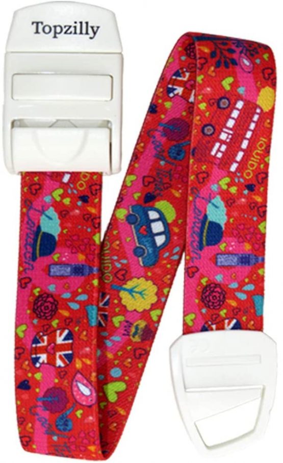 Tourniquet Quick Release for Nurses in NHS A&E Doctors Paramedics Midwife First Aid Kit Emergency Latex Free Purple Blue Red Pink Colours Butterfly Design Tourniquets for Nurses (Red)