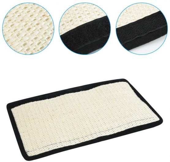 Cat Scratcher, Furpaw 2pcs Cat Scratching Pads for Sofa Protector, Natural Sisal Mat Furniture Protector for Repellent Clawing Couch Guard, Pet Scratch Mat Sofa Shield Accessories - 20x30CM - Image 3