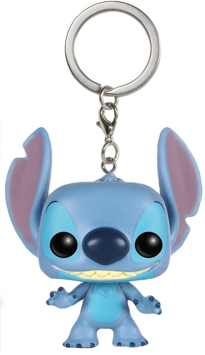 Funko Pocket Pop! Keychain: Disney, Stitch, Disney: Lilo & Stitch Novelty Keyring, Collectable Mini Figure, Stocking Filler