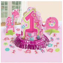 amscan One Wild Girl Table Decorating Kits