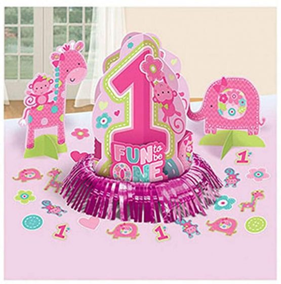 amscan One Wild Girl Table Decorating Kits