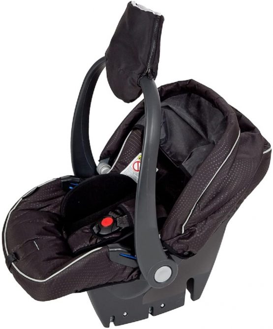 Altabebe AL2801 - 12 Muff Gloves for Pram Black/Light-Grey - Image 3
