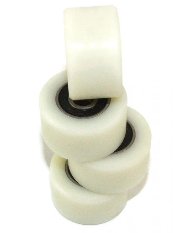 Pack of 4 x 35 mm Diameter Machined Nylon Rollers Various Widths Made in the EU (20 mm Wide) - Image 2