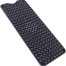 Yolife Extra Long Bathtub Mat with Strong Suckers Non Slip Bath Mat and Shower Mat for Bathroom Machine Washable 40 * 100cm