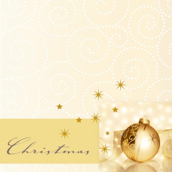 SIGEL DP033 Christmas Motif Paper "Golden Times", A4, 90 GSM, 100 Sheets - Image 2