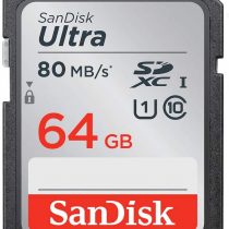 SanDisk SDSDUNR-064G-GN6IN Ultra 64 GB SDXC Memory Card up to 100MB/s, Class 10 UHS-I