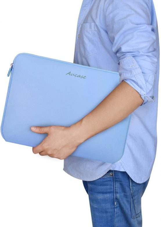 Aucase Laptop Sleeve 13-14 Inch, Thickest Lightest Water Resistant Neoprene Protective Laptop Case Bag for Men and Women, Compatible with Acer Asus Dell Lenovo HP Chormebook Matebook 14 - Image 2