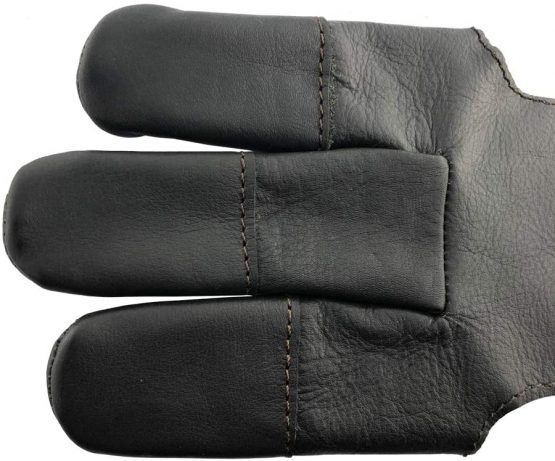 Longbowmaker Archery Glove 3 Finger guard Cow Leather Shooting Protective Gear for Left and Right Hand Archer - Image 3