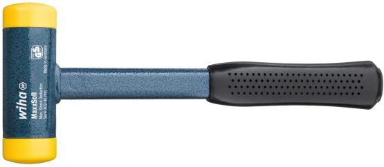 Wiha 80260 No Recoil Medium Hard Soft-Faced Hammer, Multi-Colour, 60 mm