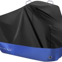 FAIREACH Bike Cover Waterproof Outdoor, 210D Premium Fabric Bicycle Cover, Anti Dust Rain Snow UV, Bike Rain Cover for Mountain, Road & Heavy Duty Bikes with Lock Holes & Storage Bag
