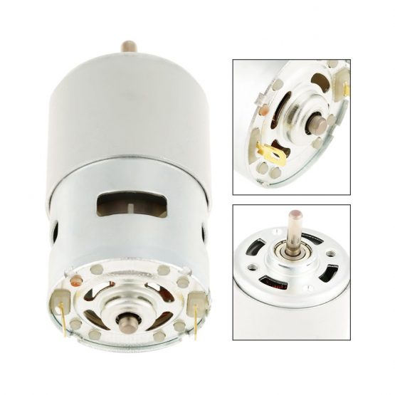 DC Motor, 775 12V 12000RPM High Speed Miniature DC Brushless Motor for Electric Power Tool Suitable for Power Tools, Electric Screwdriver, Electric Fan Toys, Juice Machine - Image 3
