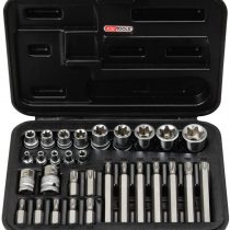 KS Tools 911.4301-1 TX Socket and bit set, 30 pcs