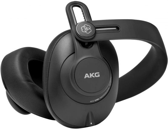 AKG K361 Studio Headphones, Over-Ear Closed-Back Design for Professional Performance, Lightweight and Foldable with 3 position hinges, Premium Isolating Earpads, Reinforced for AKG Durability - Image 2