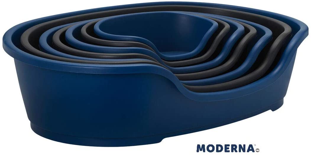 Do Not Disturb Plastic Dog Bed, Anthracite, 95 cm, Black BigaMart