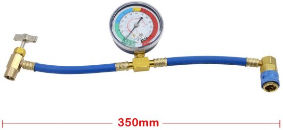 HSEAMALL R134A automotive air conditioning Refrigerant Charge Hose,Recharge Measuring Hose W/Manifold Gauge - Image 2