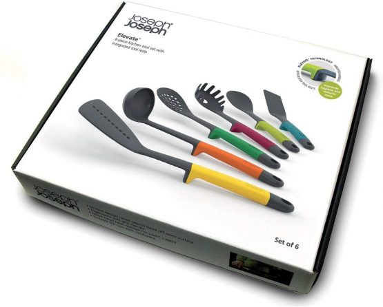 Joseph Joseph 10119 Elevate Utensils, Gift Set - Multi-Colour, Set of 6 - Image 3