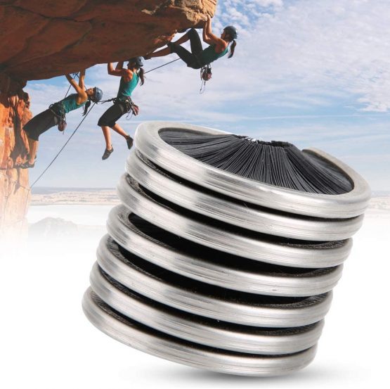 Alomejor Climbing Rope Cleaning Brush Portable Outdoor Climbing 8-13mm Diameter Rope Brush for Keeping Cleaning and Prolonging Lifespan - Image 3