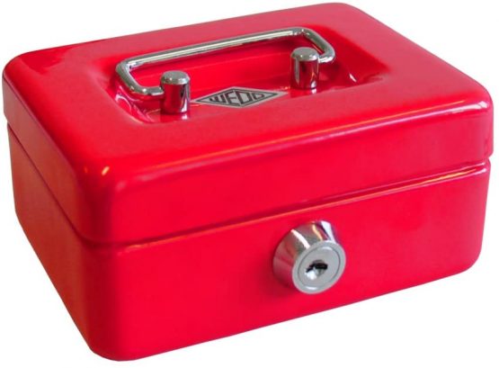Wedo Mini Size Box - Red, 12.5 x 9.5 x 6.3 cm