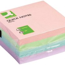 Q-CONNECT 76 x 76 mm Quick Note Cube Pastel