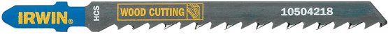 Irwin Wood Cutting Jigsaw Blades (5) 6TPI Bayonet Fitting 100mm