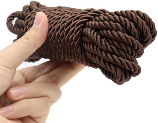 KuTi Kai All Purpose Rope 8 mm 10M - 32 Feet Length Strong Multifunctional Soft 100% Nylon Rope Natural Twisted Durable Long Ropes - Image 4