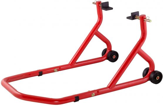 BikeTek Motorcycle Rear Paddock Stand Series 3 Red - Image 2
