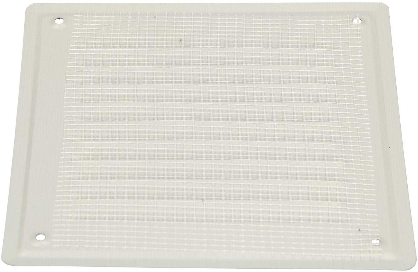 KOTARBAU® Vent Cover, Steel, 16.5x16.5 cm (6.5x6.5 inches), Ash, Air Vent Grill, with Insect Screen, for Wall Ventilation - Image 3