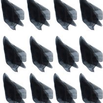 Hoerev® Small Pack of 12 (approx. 40cm x 40cm) Juggling(dance) Scarves ,Small Floaty Scarves For Small People,,Single Colours