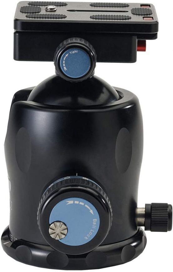 SIRUI K-40X Aluminium Tripod Ball Head 360° Rotating Panoramic Ballhead with TY-70X Arca Swiss Quick Release Plate and Bubble Level for Tripod Monopod DSLR Camera Load Capacity up to 35KG - Image 3