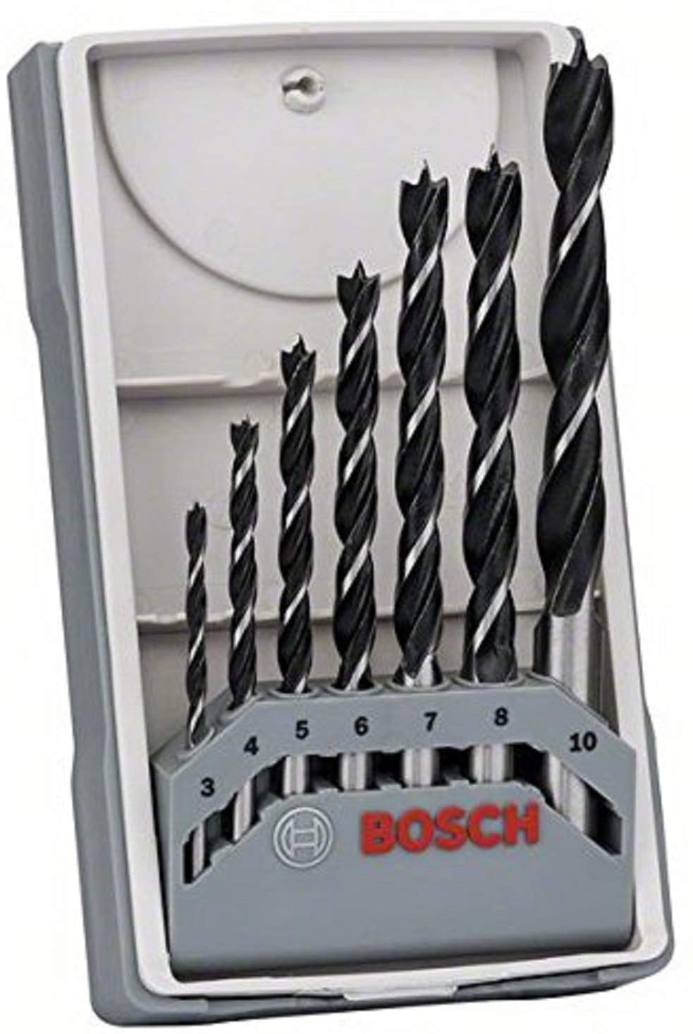Bosch 2607017034 Professional 7-Piece Robust Line Brad Point Drill Bit Set (for Wood Accessories for Drill Drivers)
