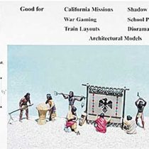 California Mission Indians (Figure Set #1) - 1:48 Plastic Kit by Pegasus Hobbies