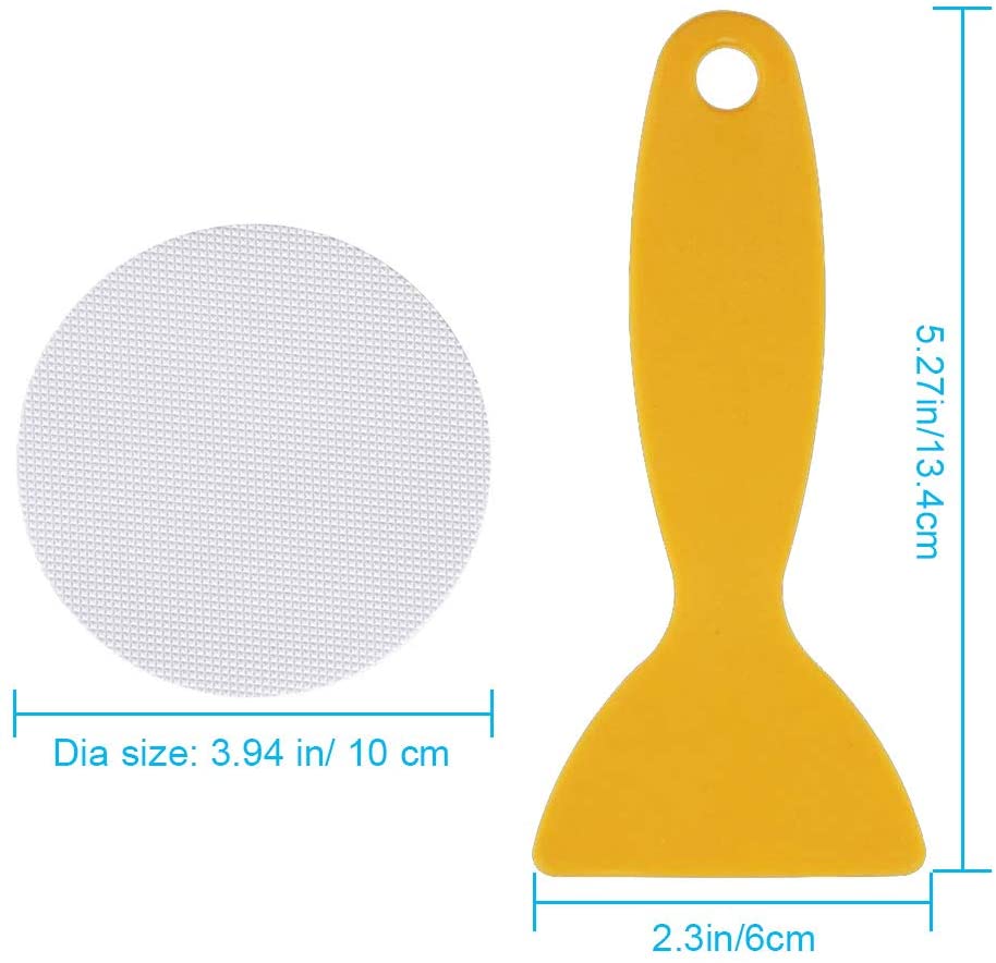 SENSOUSONG 40 Pieces Round Non-Slip Safety Shower Treads Self Adhesive Bathtub Stickers Round Non-Slip Bath Stickers 10 cm/4 Inch - Image 2