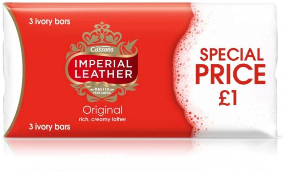 9 x CUSSONS IMPERIAL LEATHER ORIGINAL SOAP BAR 100g - 3 MULTIPACK 3 x 100g - Image 2