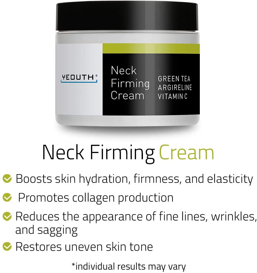YEOUTH Neck Cream with Vitamin C, Moisturizing Neck Firming Cream for Women and Men Targeting Decolletage and Double Chin - Image 2