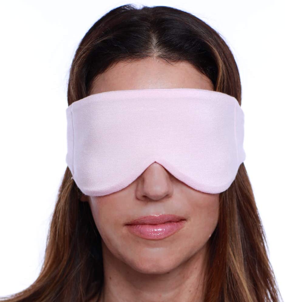 Happyluxe Sleep Mask for Women and Men, Eye Mask for Sleeping, Blindfold, Eco Friendly Fabric