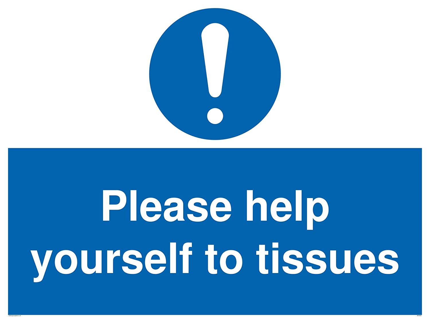 Please help yourself to tissues sign – Correx Corrugated Plastic 5mm ...