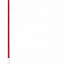 Longridge - Backyard Flag Stick (6ft), white & red, 45cm, PAFS