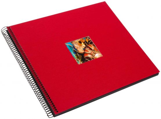 Goldbuch Bella Vista Red 34x30 40 Black S. Spiral Album 25984 - Image 2