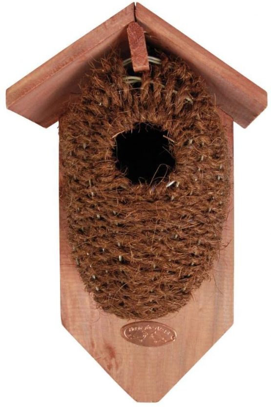 Esschert NKBC Fallen Fruits Coconut Fibre Nesting Bag, Brown, 6.0 in*10.5 in*4.0 in
