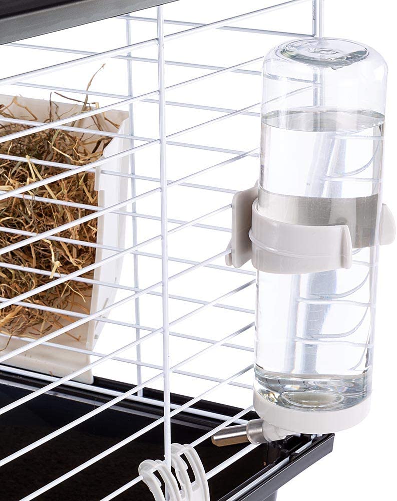 Ferplast Rodent Cage CASITA 100 for Rabbits Guinea Pigs, Guinea Pigs, in Metal, Accessories included: Manger, Drinking Bottle - Image 4