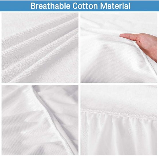 M-bestl Luxury Waterproof Mattress Protector Double,Mattress Cover,100% Waterproof and Breathable，Deep Pocket,10 Years Warranty(Double-135 X190) - Image 4
