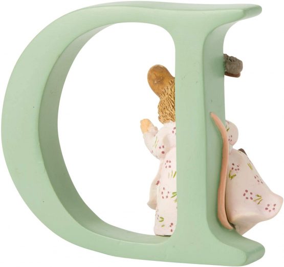 Beatrix Potter Alphabet Letter D Hunca Munca Sweeping Figurine - Image 4
