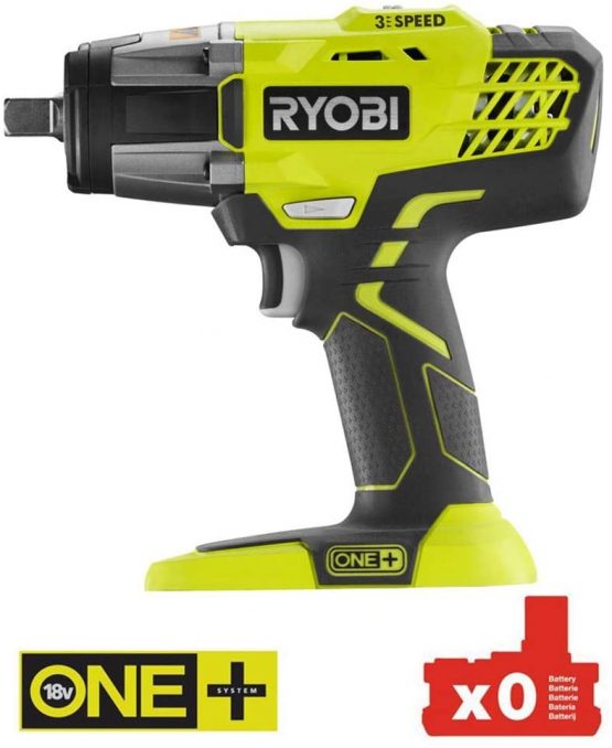Ryobi R18IW3-0 18V ONE+ Cordless 3-Speed Impact Wrench (Body Only) - Image 2