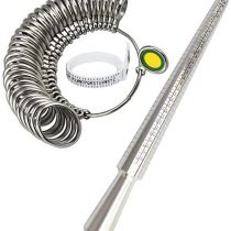 Meowoo Ring Sizer UK Measurement Scales Kit Tools for Measuring Rings Diameters