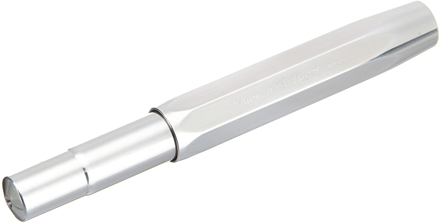 Kaweco AL SPORT Fountain Pen Raw I Premium Fountain Pen for Ink Cartridges 13 cm I Nib: F (Fine) - Image 2