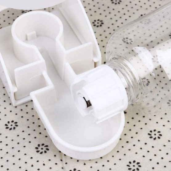 POPETPOP 500ml Automatic Pet Feeder - Leakproof Hamster Water Dispenser Small Pet Drinking Feeder, Cage Mounted Water Bottle for Puppy/Guinea-pig/Cats/Hamster/Rabbits - Image 4