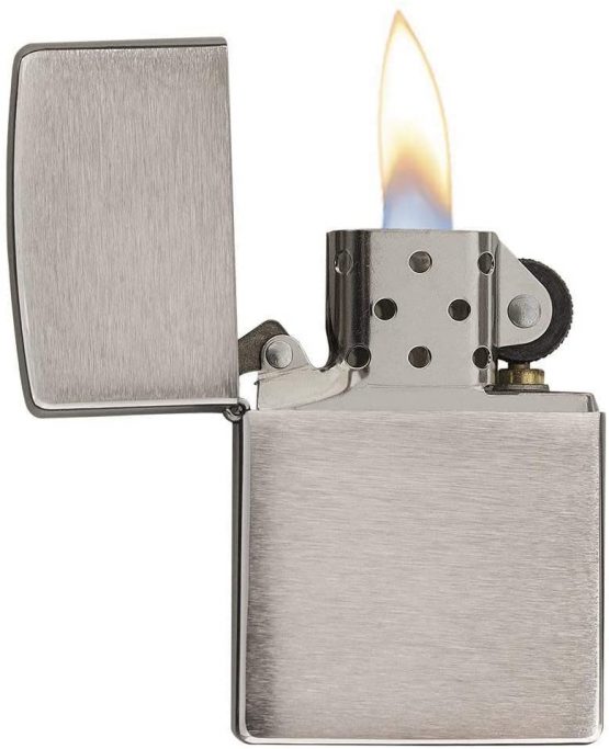 Zippo Armor Lighter - Brushed Chrome - Image 3