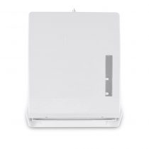 Funny Paper Towel Dispenser for approx. 600 ZZ/C-Fold sheets, lockable, plastic, white